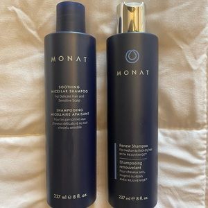 2 full size Monat shampoos